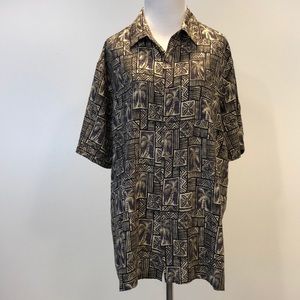 Men’s Campia Moda XL Hawaiian Shirt 100%Rayon